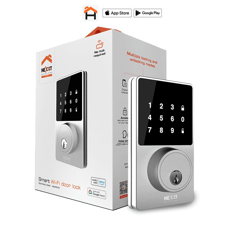 Cerradura inteligente Nexxt solutions Wi-Fi - Accesorios - Innovacell Cerradura inteligente Nexxt solutions Wi-Fi - Accesorios - Innovacell